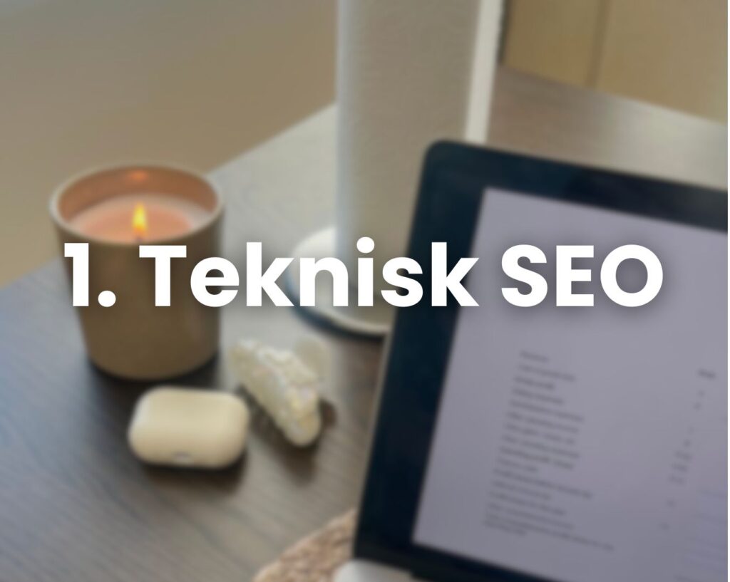 Mille Roennow, genvej til Teknisk SEO, seo for begyndere